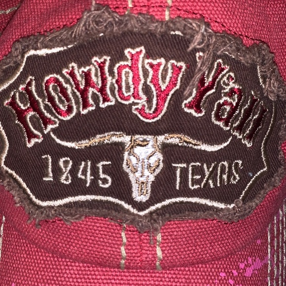 Texas Distressed paint splattered design hat - Picture 3 of 5